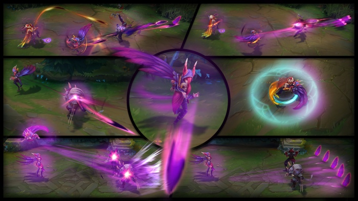 XAYAH_IN_GAME_COLLAGE